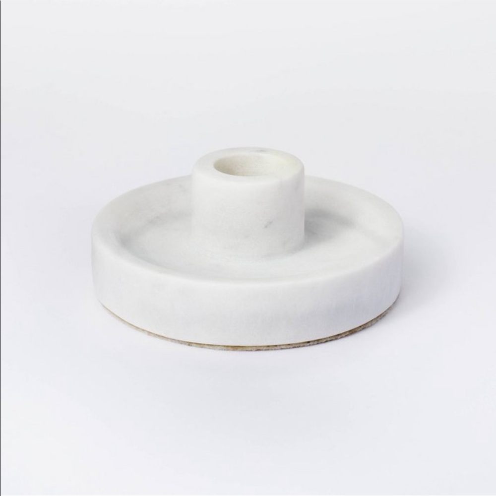 1.5”x 4” Marble Stone Taper Candle Holder